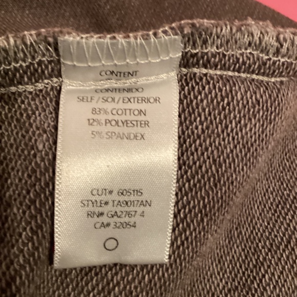 Eva Franco Anthropologie Beach Ball Pullover Sweatshirt Top Gray - Picture 5 of 6